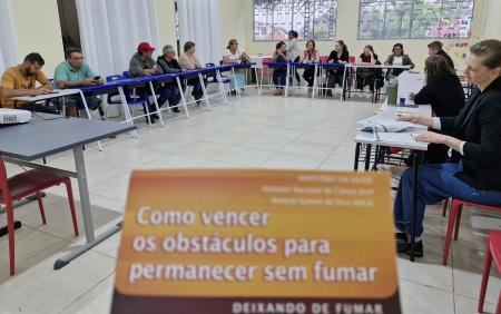 Encontros semanais são um momento de compartilhar os avanços com os participantes