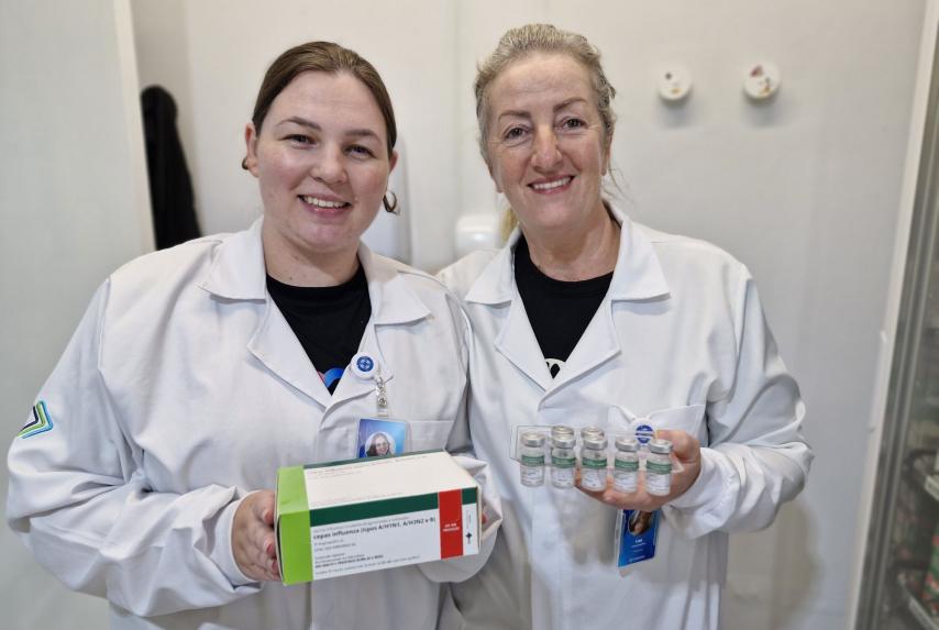 Vacina da gripe está disponível nas ESFs e no Posto de Saúde Central, que nos meses de maio e junho terá horário estendido nas sextas-feiras
