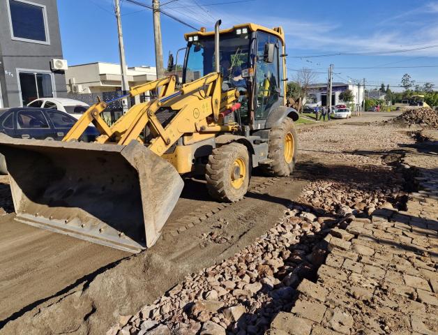 Na semana passada foram realizadas melhorias na rua Sergipe, no bairro Aimoré